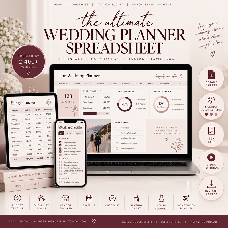 The Ultimate Wedding Planner | FULL Package