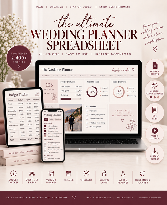The Ultimate Wedding Planner | FULL Package